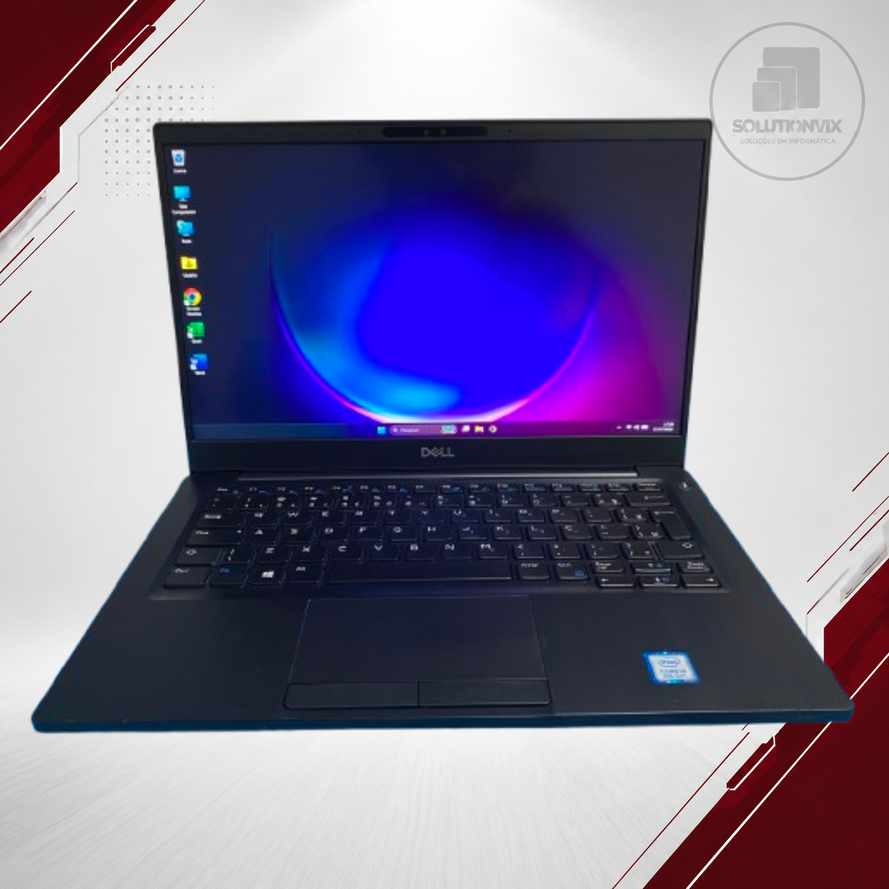 Notebook Dell Latitude 7390 Seminovo | Tela Touch Full HD | i5 8ª | 8GB | 256GB NVMe | Win11 Pro + Office